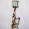 Porcelain and Bronze Cudget Siamese Cat Candle Holder from &Klevering, Image 3