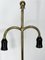 Italienische Mid-Century Tischlampe aus Messing, 1950er 4