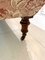 Viktorianische Chaiselongue aus Nussholz mit gedrechselten Beinen 8