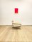 Fauteuil Mid-Century Scandinave en Acier et Laine 3
