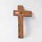 Belgian Ceramic Crucifix by f.sanchez from Perignem, 1960s 5