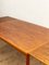 Moderner ausziehbarer dänischer Mid-Century Esstisch aus Teak von Grete Jalk für Glostrup, 1960er 14