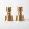 Vintage Brass Candleholders by Jens Quistgaard from Dansk Design, Set of 2 1