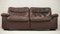 Chocolate Leather Sofa from De Sede, Switzerland, 1970s 28