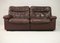 Chocolate Leather Sofa from De Sede, Switzerland, 1970s 1