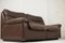 Chocolate Leather Sofa from De Sede, Switzerland, 1970s 24