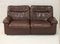 Chocolate Leather Sofa from De Sede, Switzerland, 1970s 26