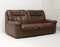 Chocolate Leather Sofa from De Sede, Switzerland, 1970s 12