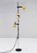Mid-Century Modern Brass Microfonos Floor Lamp from Fase, Spain, 1970s, Image 2