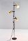 Mid-Century Modern Brass Microfonos Floor Lamp from Fase, Spain, 1970s, Image 5
