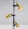 Mid-Century Modern Brass Microfonos Floor Lamp from Fase, Spain, 1970s, Image 8