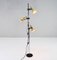 Mid-Century Modern Brass Microfonos Floor Lamp from Fase, Spain, 1970s 6