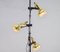 Mid-Century Modern Brass Microfonos Floor Lamp from Fase, Spain, 1970s, Image 7