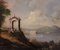 Pintura de paisaje de nápoles, escuela napolitana, óleo sobre lienzo, enmarcado, Imagen 4