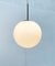 German Glass Ball Pendant Lamp Ffom Peill & Putzler 24
