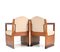 Art Deco Oak Amsterdamse School Armchairs attributed to Hildo Krop for T Woonhuys, Set of 2, Image 4