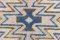 Geometrischer Vintage Teppich in Blau 7