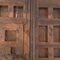 Große antike spanische Veranda aus massivem Holz mit kleinerer Innentür 3