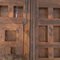 Large Antique Spanish Solid Wood Porch Door With Smaller Interior Door, Image 3