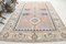 Tapis Vintage Fait Main Rose 6