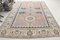 Tapis Vintage Fait Main Rose 7