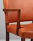 Roter Mahagoni Stuhl von Kaare Klint für Rud Rasmussen 2