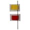Red and Yellow Wall Lamp by Stilnovo, Italy, 1950s, Image 1