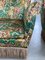 Italian Floral Upholstered Wingback Chairs from I. S. A. Bergamo, 1950s, Set of 2 20