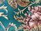 Italian Floral Upholstered Wingback Chairs from I. S. A. Bergamo, 1950s, Set of 2 11