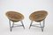 Rattan Korbsessel mit Hairpin Beinen, 1960er, 2er Set 2