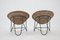 Rattan Korbsessel mit Hairpin Beinen, 1960er, 2er Set 5