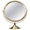 Swedish Table Mirror in Solid Brass, 1960s, Image 1