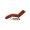 Orange Leather Woow Chaise Lounge from Willi Schillig 8