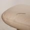 Cream Leather Chillout Stool from Willi Schillig 6