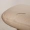 Cream Leather Chillout Stool from Willi Schillig, Image 6