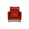 Red Leather Porto Armchair from Erpo 8