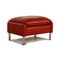 Red Leather Porto Stool from Erpo, Image 1