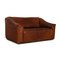 Brown Leather Ds 47 Two-Seater Sofa from de Sede, Image 9