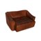 Sofá de dos plazas Ds 47 de cuero marrón de de Sede, Imagen 3