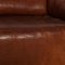 Sofá de dos plazas Ds 47 de cuero marrón de de Sede, Imagen 4