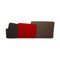 Red Corner Sofa with Stool from Ligne Roset, Set of 2 9