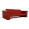 Red Leather 6800 Three-Seater Sofa from Rolf Benz 7