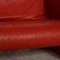 Red Leather 6800 Three-Seater Sofa from Rolf Benz, Image 3