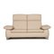 Cream Leather Chillout Two-Seater Sofa from Willi Schillig 1