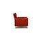 Poltrone Porto in pelle rossa con poggiapiedi di Erpo, set di 3, Immagine 11