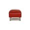 Red Leather Porto Armchairs with Relax Function & Ottoman from Erpo, Set of 3 9