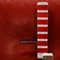 Rote Porto Ledersessel mit Relaxfunktion & Fußhocker von Erpo, 3er Set 7