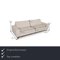 White Fabric 2 Seater Indivi Sofa from BoConcept, Image 2