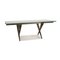 Silver Glass Tender Dining Table with Extension Function from Desalto 1