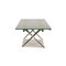 Silver Glass Tender Dining Table with Extension Function from Desalto 7